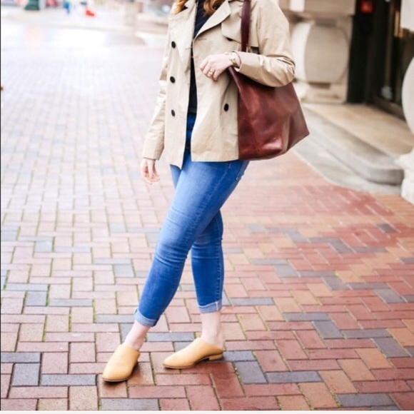 EVERLANE • Blush Modern Babo Flat Mule Sz 9.5 - Picture 2 of 8